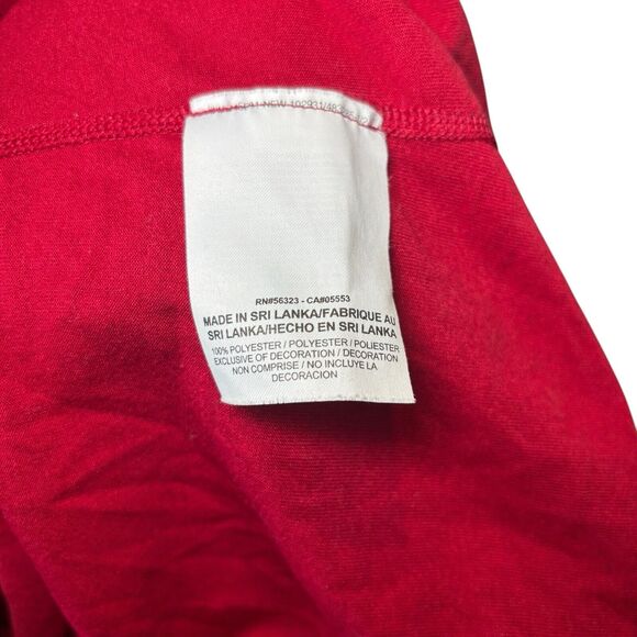 Nike Dri Fit Tank Size XS Red Sleeveless Workout Top Swoosh Performance Gym - Picture 6 of 7